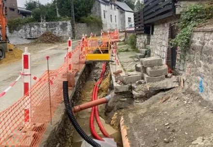 Installation d'un réseau de chauffage plus écologique
