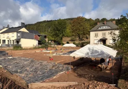 Terrassement minutieux pour préserver le patrimoine archéologique