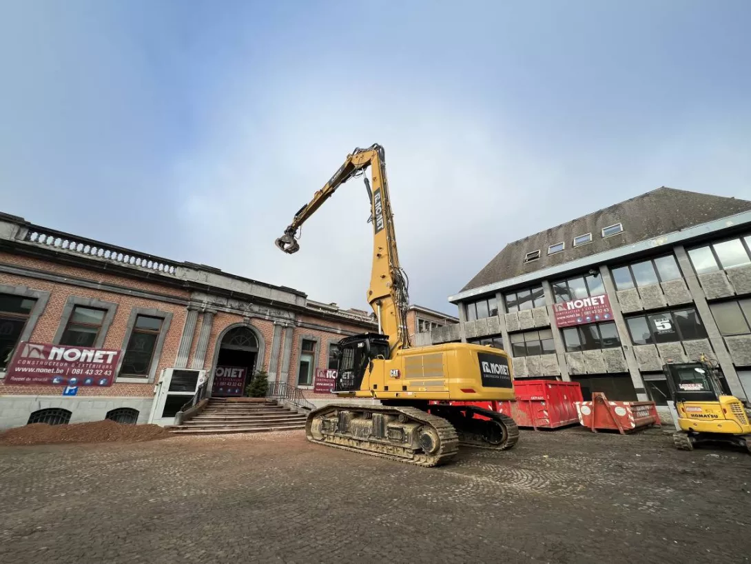 Nonet démolition Namur banques